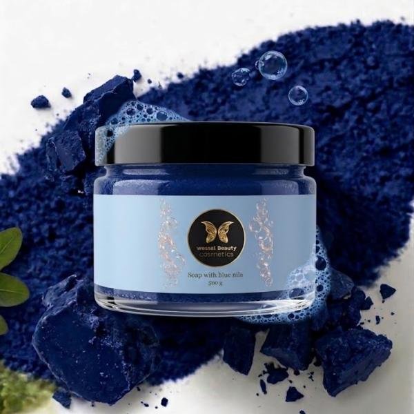 Moroccan Soap with blue nila